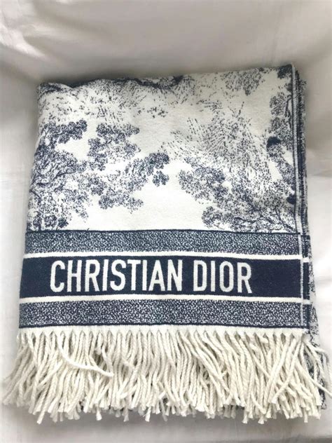 dior fluffy blanket|christian dior blanket for sale.